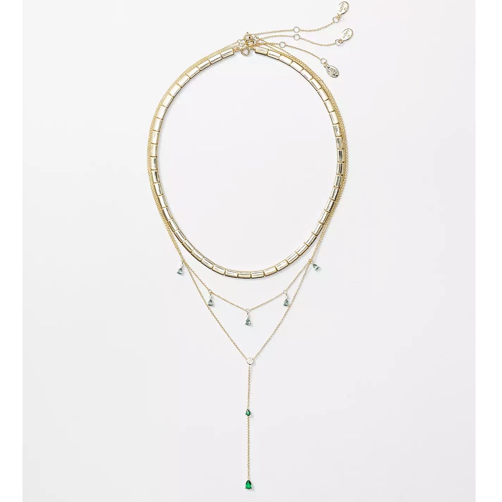 Gem Y Necklace Set